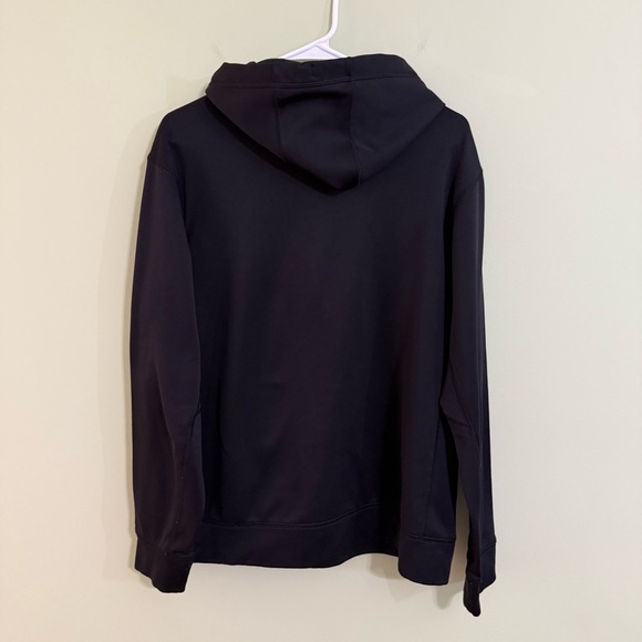 Nike men’s black Sweatshirt therma-fit size medium front swoosh logo - Picture 4 of 6